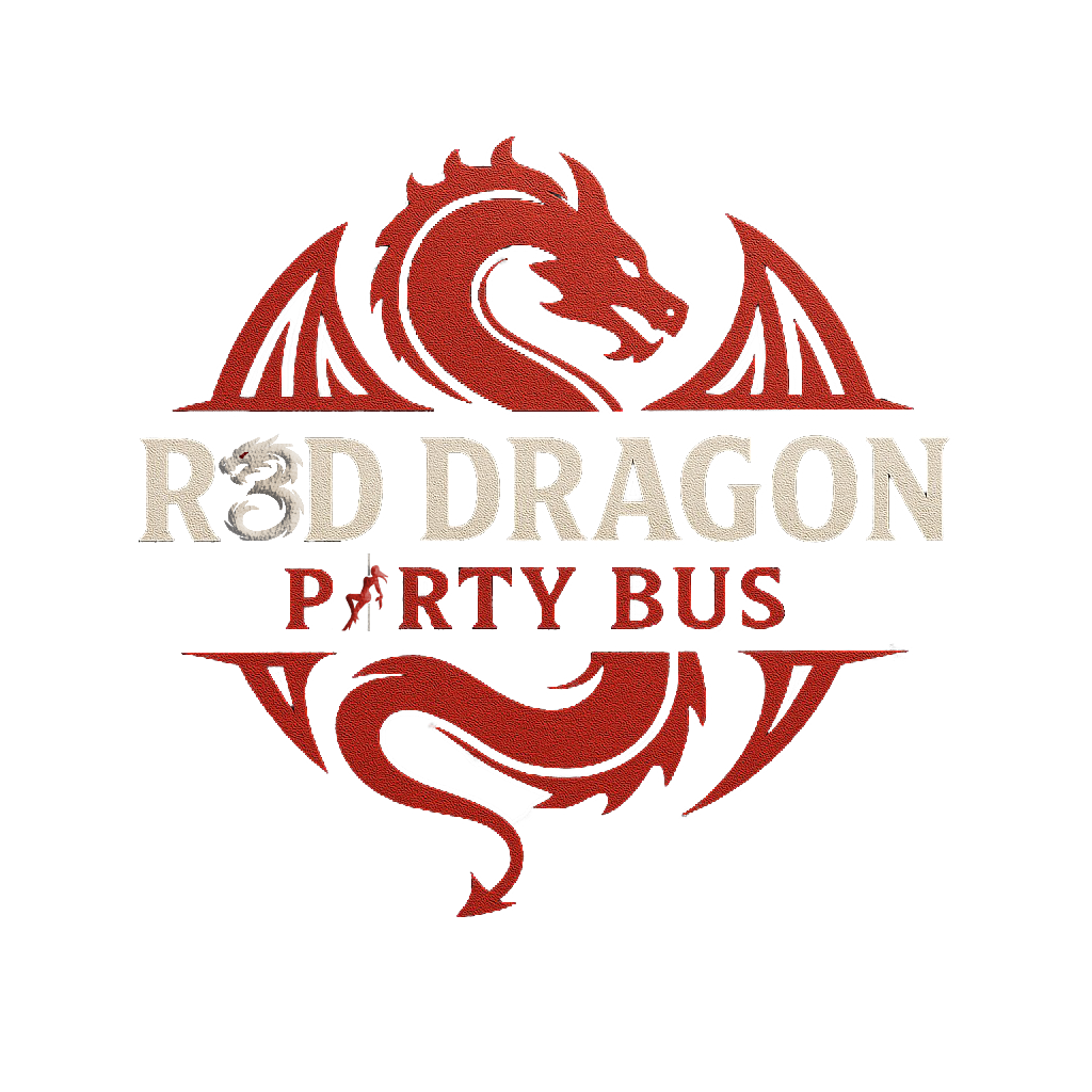 Red Dragon Party Bus official logo – luxury party bus service in Manila, Philippines