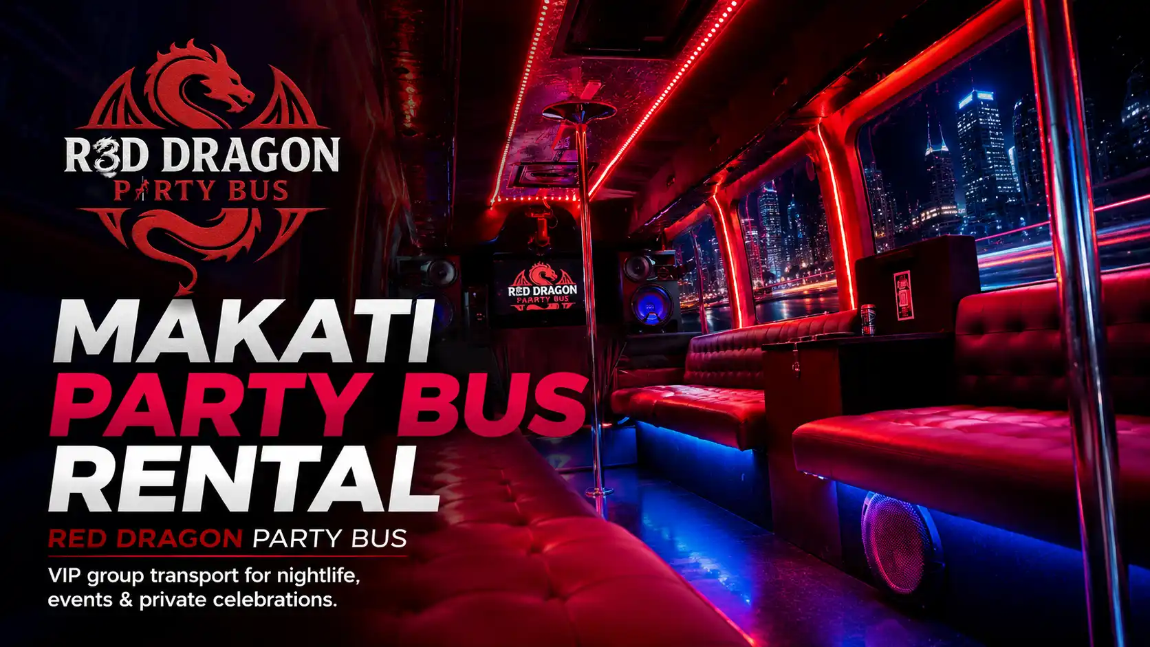 Makati party bus rental Manila VIP